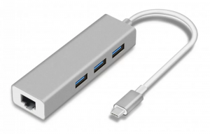 USB-концентратор Type-C 4 in 1, белый