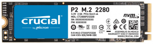 Внутренний SSD накопитель Crucial P2 CT2000P2SSD8, 2TB