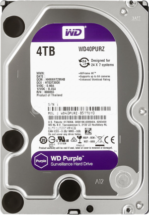Внутренний жесткий диск Western Digital Purple WD40PURZ 4 TB