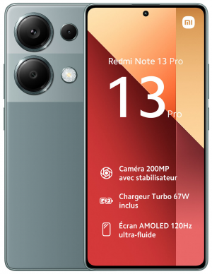 Xiaomi Redmi Note 13 Pro 4G 8/256 ГБ, зелёный