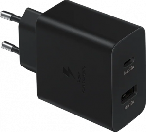 Зарядное устройство Samsung 35W PD Power Adapter Duo, чёрный